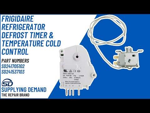 How to Replace a Supplying Demand 241705102 Defrost Timer &amp; 241537103 Cold Control | FFTR1814TBB