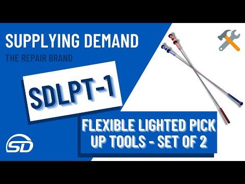 Supplying Demand LPT-1 Flexible Lighted Pick Up Tools - Set of 2