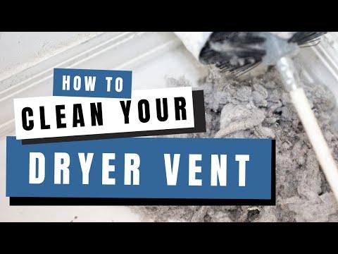 How to Clean a Dryer Vent