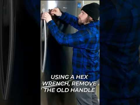 Rapid Repair: Replacing a Hisense Freezer Handle #applianceparts #freezer