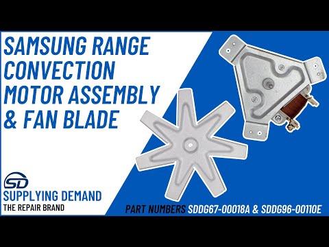 How to Replace a Supplying Demand DG67-00018A Fan Blade &amp; DG96-00110E Convection Fan Motor