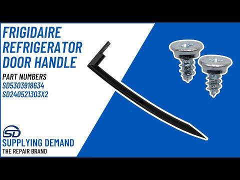 How to Replace a Supplying Demand 5303918824 Refrigerator Door Handle | Frigidaire Model FFTR1814TBB