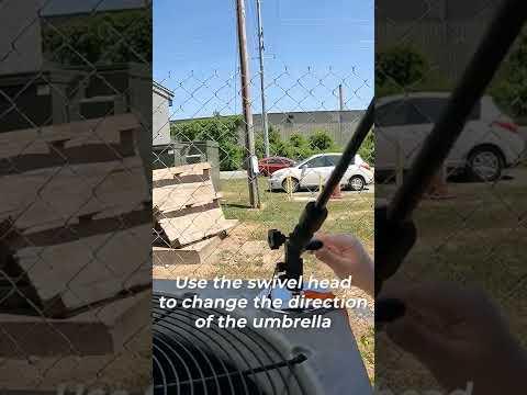 Check out our HVAC umbrella! Works best for sunny days 🌞