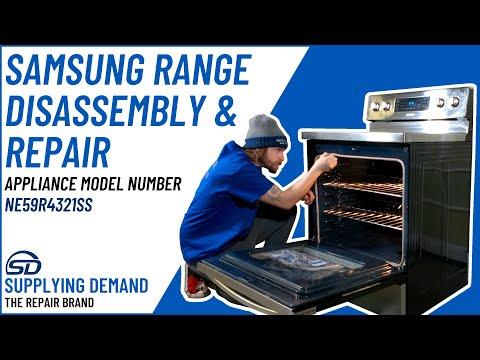 Samsung Range Oven Comprehensive Disassembly and Repair | Appliance Model Number NE59R4321SS