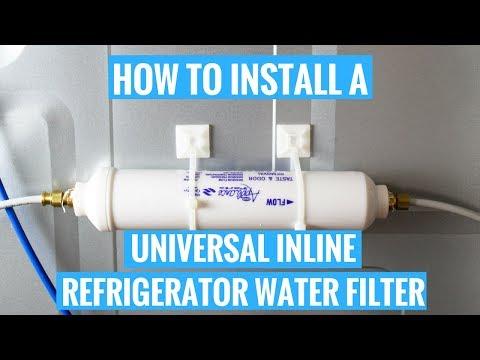 How to Install a Universal Inline Refrigerator Water Filter