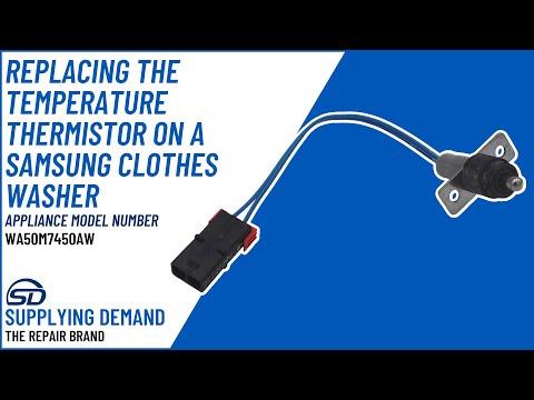 How to Replace a Supplying Demand DC90-10128N Temperature Thermistor on a Samsung Washer WA50M7450AW