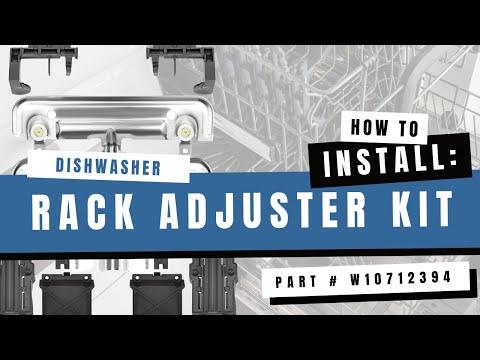Whirlpool W10712394 Dishwasher Dishrack Adjuster Repair