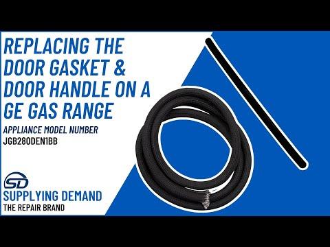 How to Replace a Door Gasket &amp; Door Handle on a GE Gas Range Model JGB280DEN1BB