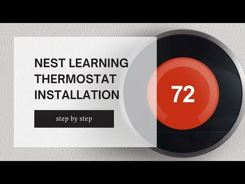 How To Install a Google Nest Learning Thermostat | Step by Step