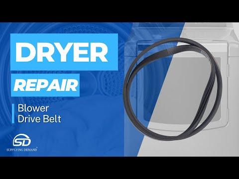 How To Replace the 8544742 Blower Drive Belt on Whirlpool Clothes Dryer Appliance Model WED8900BC0