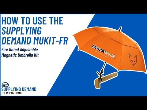 How To Use the Supplying Demand MUKIT-FR Fire Rated Adjustable Magnetic Umbrella Kit!