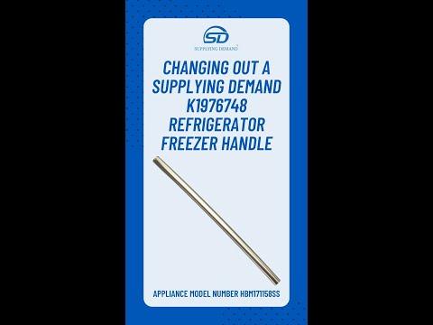 Rapid Repair: Replacing a Hisense Freezer Door Handle #freezer #applianceparts #repairparts