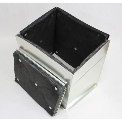 SD2821.164240360.26 2821.164240360.26-plenum-cap-flange-26ga-1-inch-liner