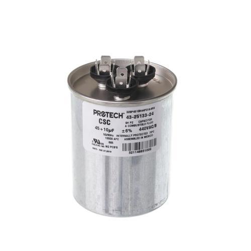 SD432513324 432513324-43-25133-24-motor-run-capacitor-dual-45-10-mfd-440v