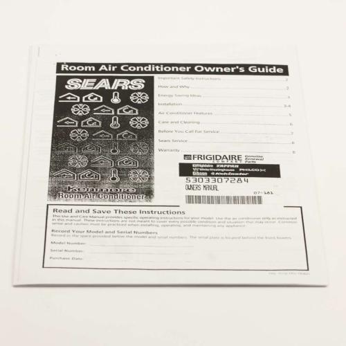 SD5303307284 5303307284-owners-manual