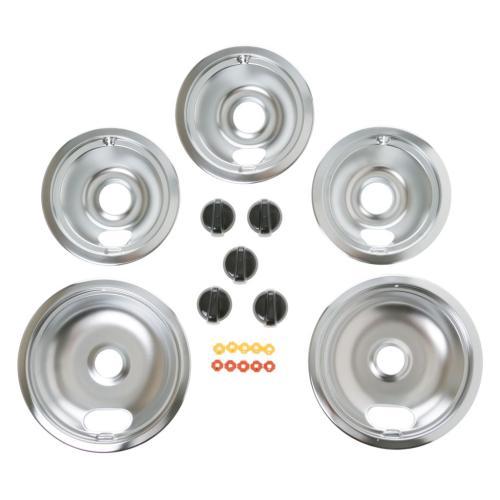 SDWX11X10001 wx11x10001-black-knob-drip-pan-kit