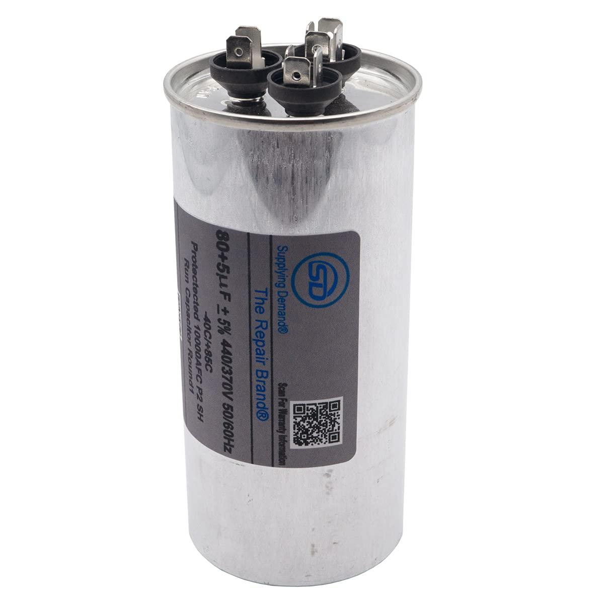 SDCD80+5X440R cd80-5x440r-hvac-run-capacitor
