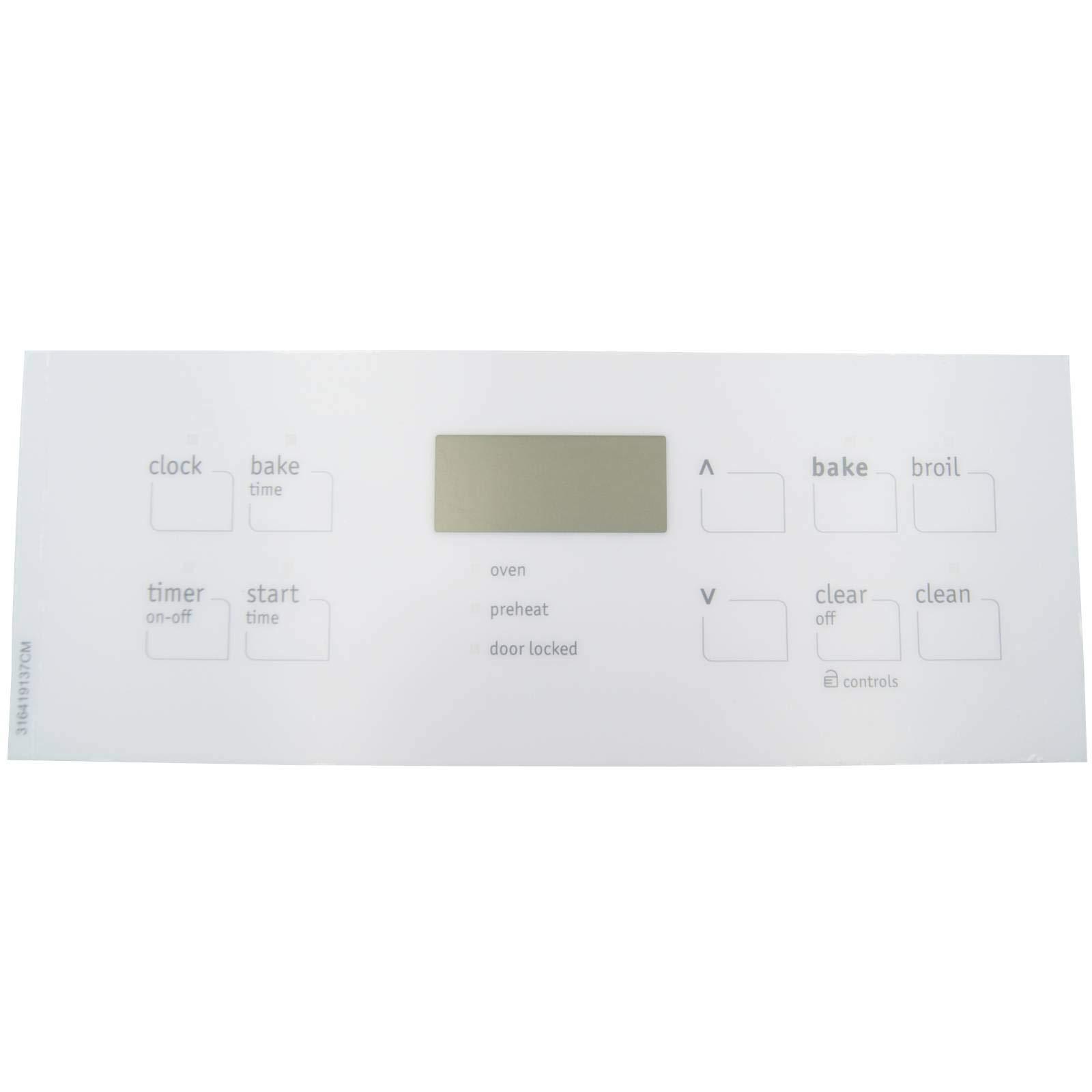 SD316419137 316419137-316352002-range-control-board-white-overlay