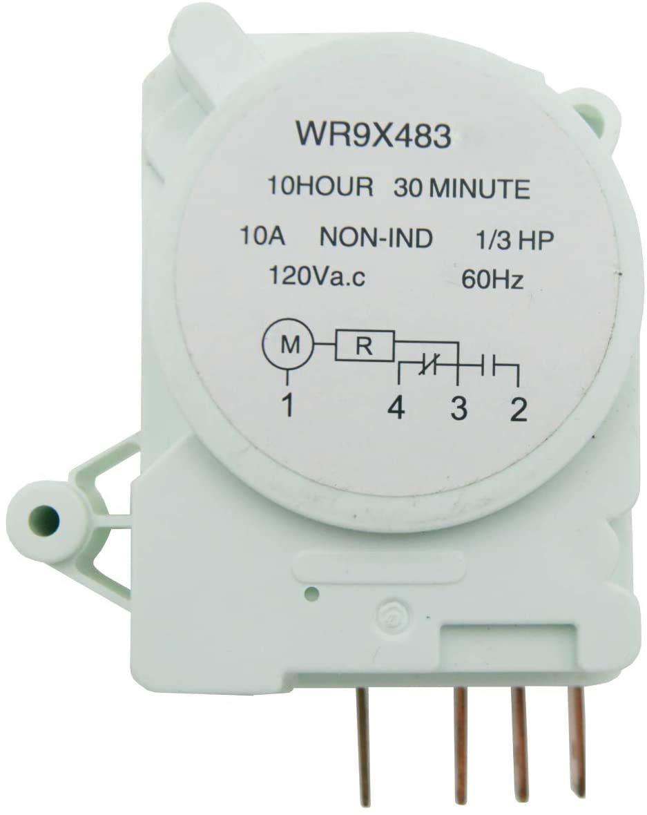 SDWR9X483 wr9x483-wr09x10101-refrigerator-defrost-timer