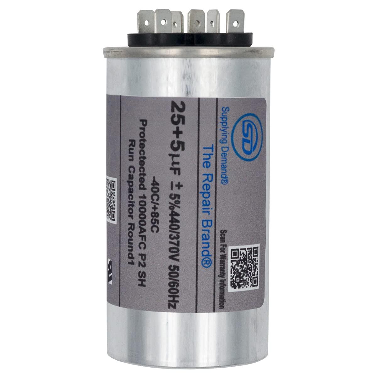 SDCD25+5X440R cd25-5x440r-hvac-run-capacitor