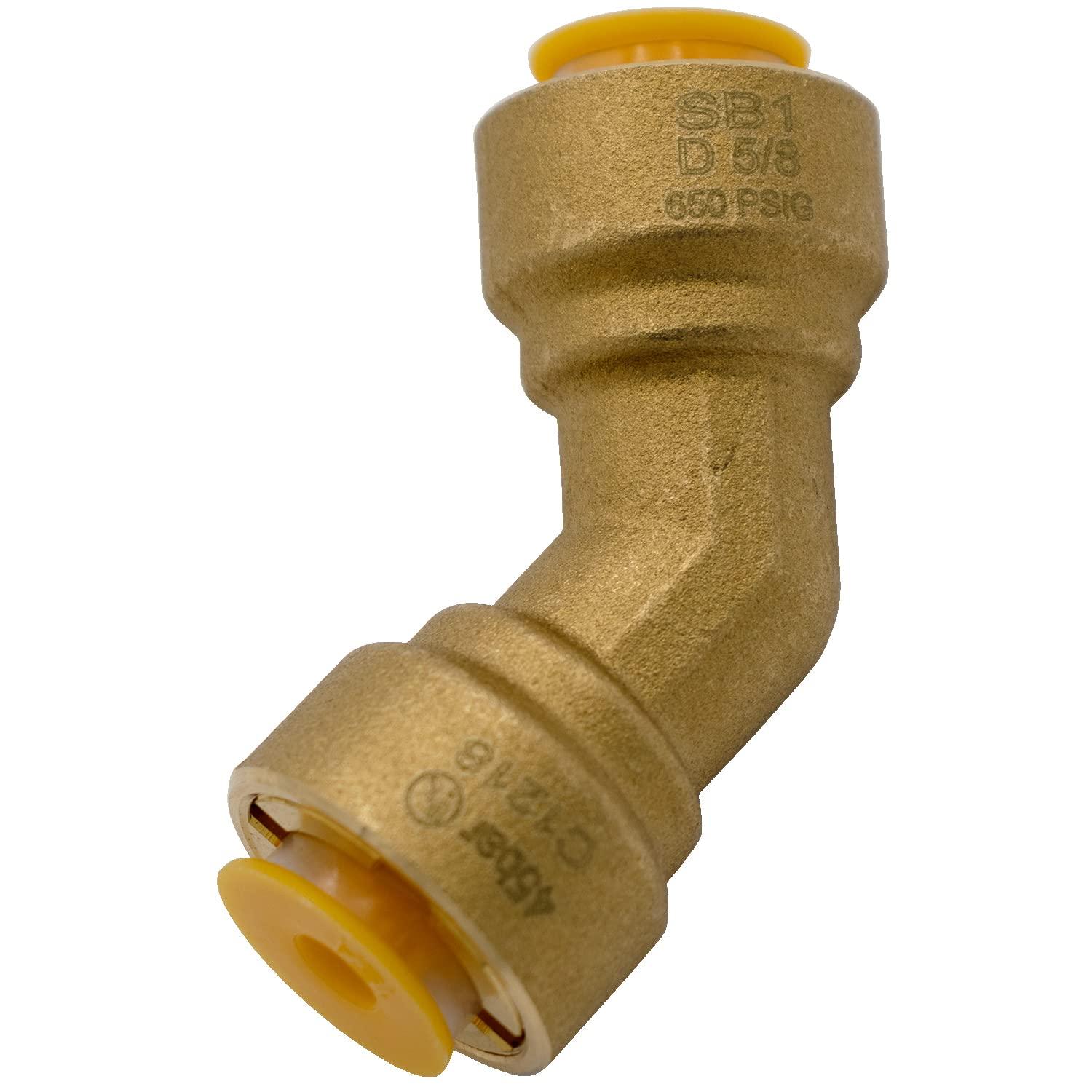 SDSBE4558 sbe4558-hvac-brass-elbow-fitting