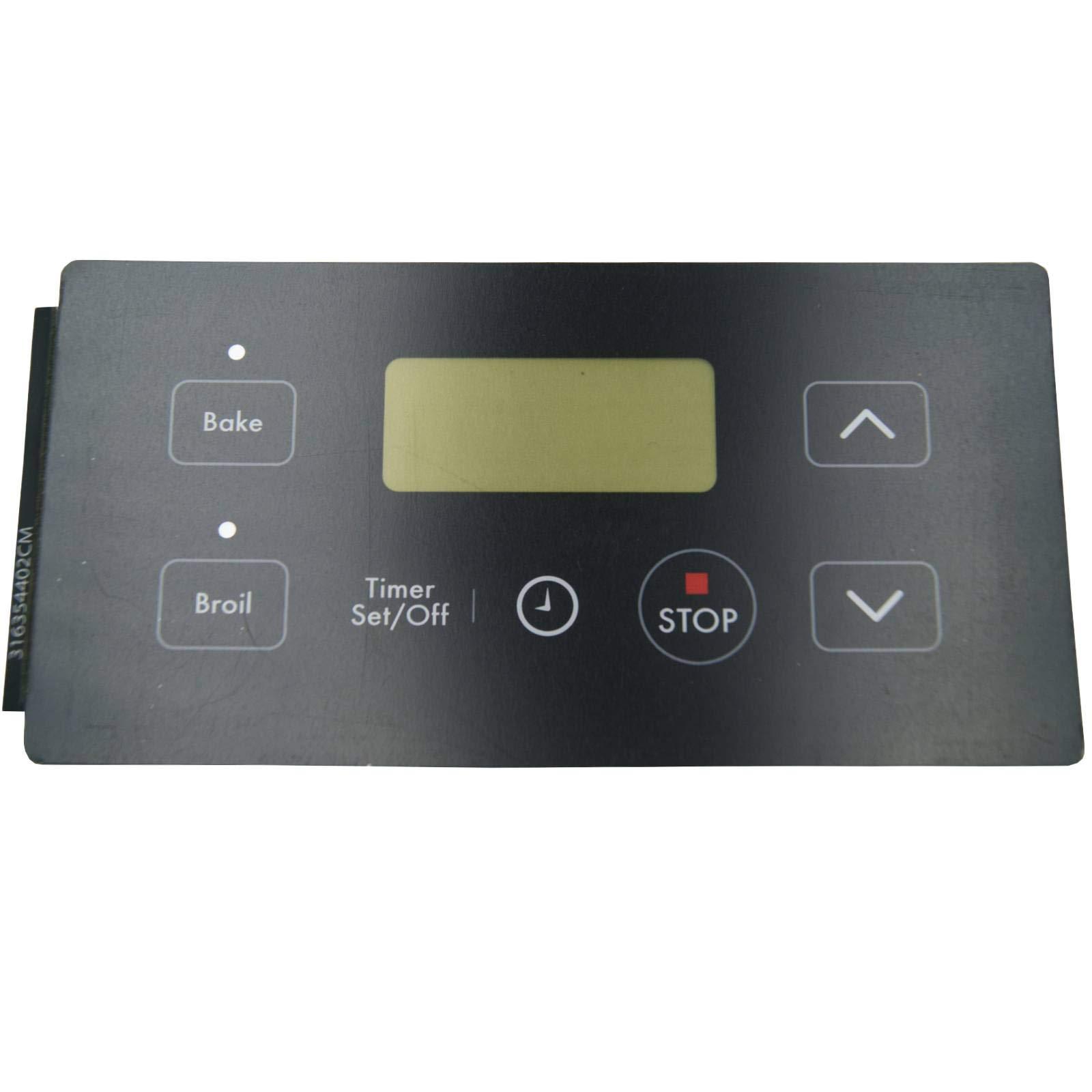 SD316354402 316354402-1793687-gas-range-clock-overlay