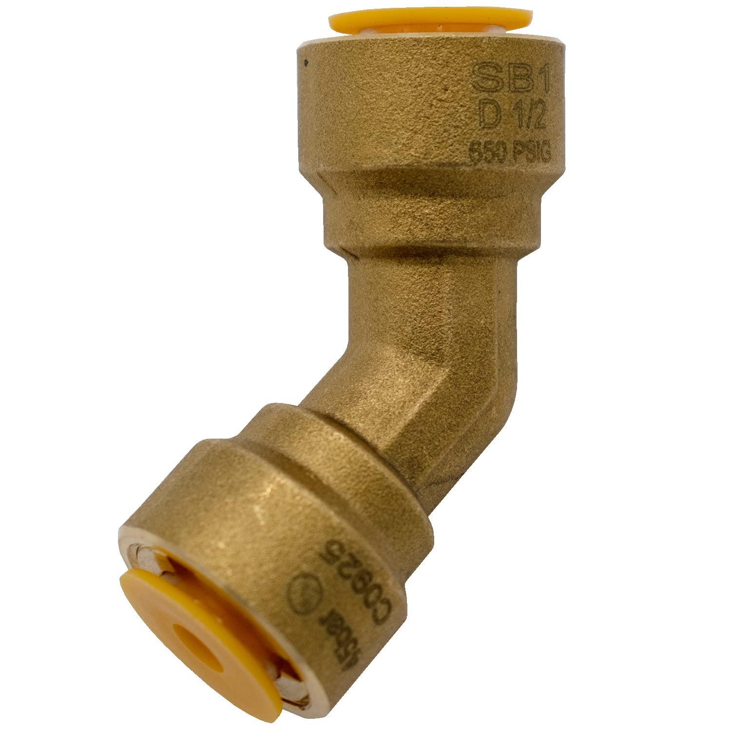 SDSBE4512 sbe4512-hvac-brass-elbow-fitting