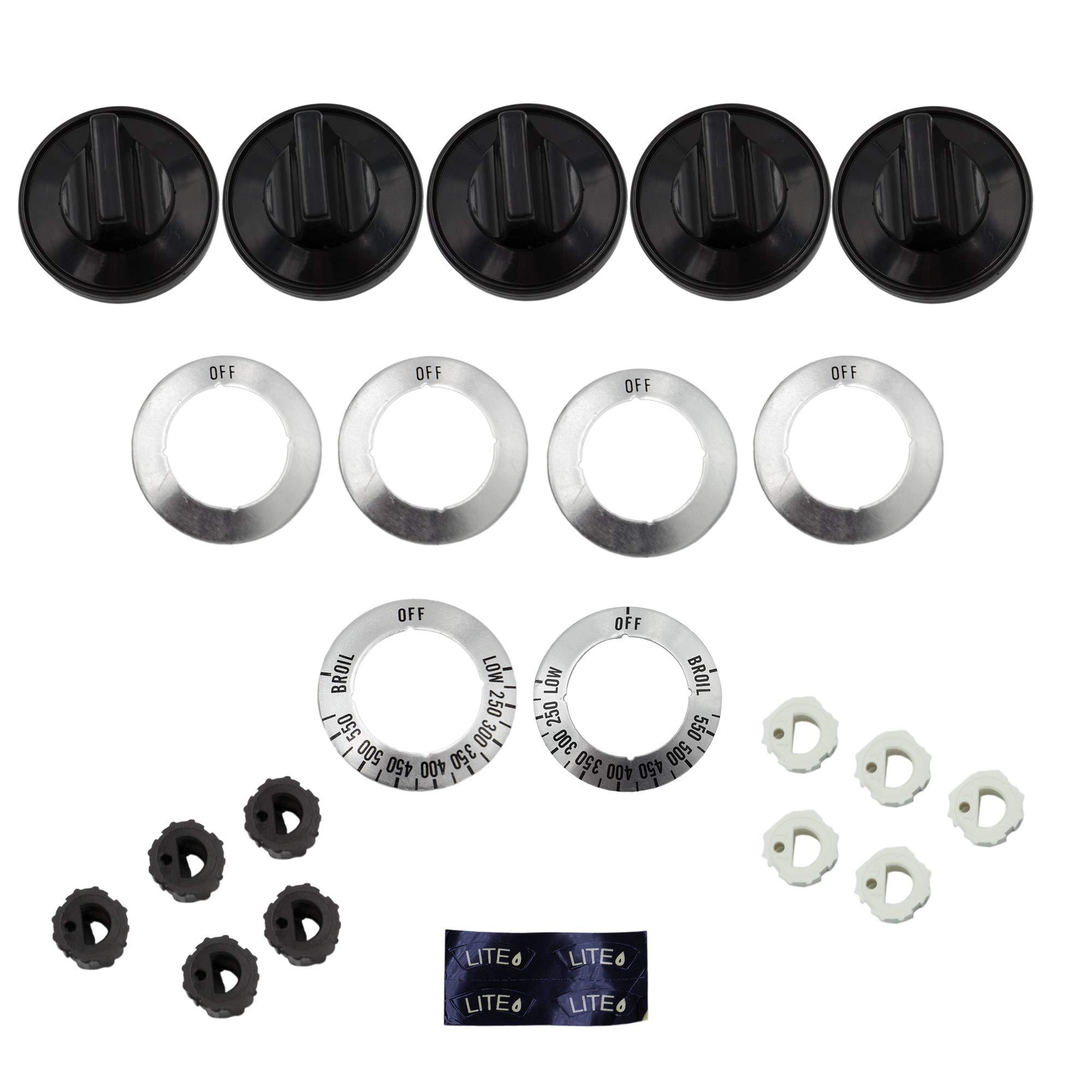 SDKN001 kn001-5304432394-gas-range-knob-replacement-kit