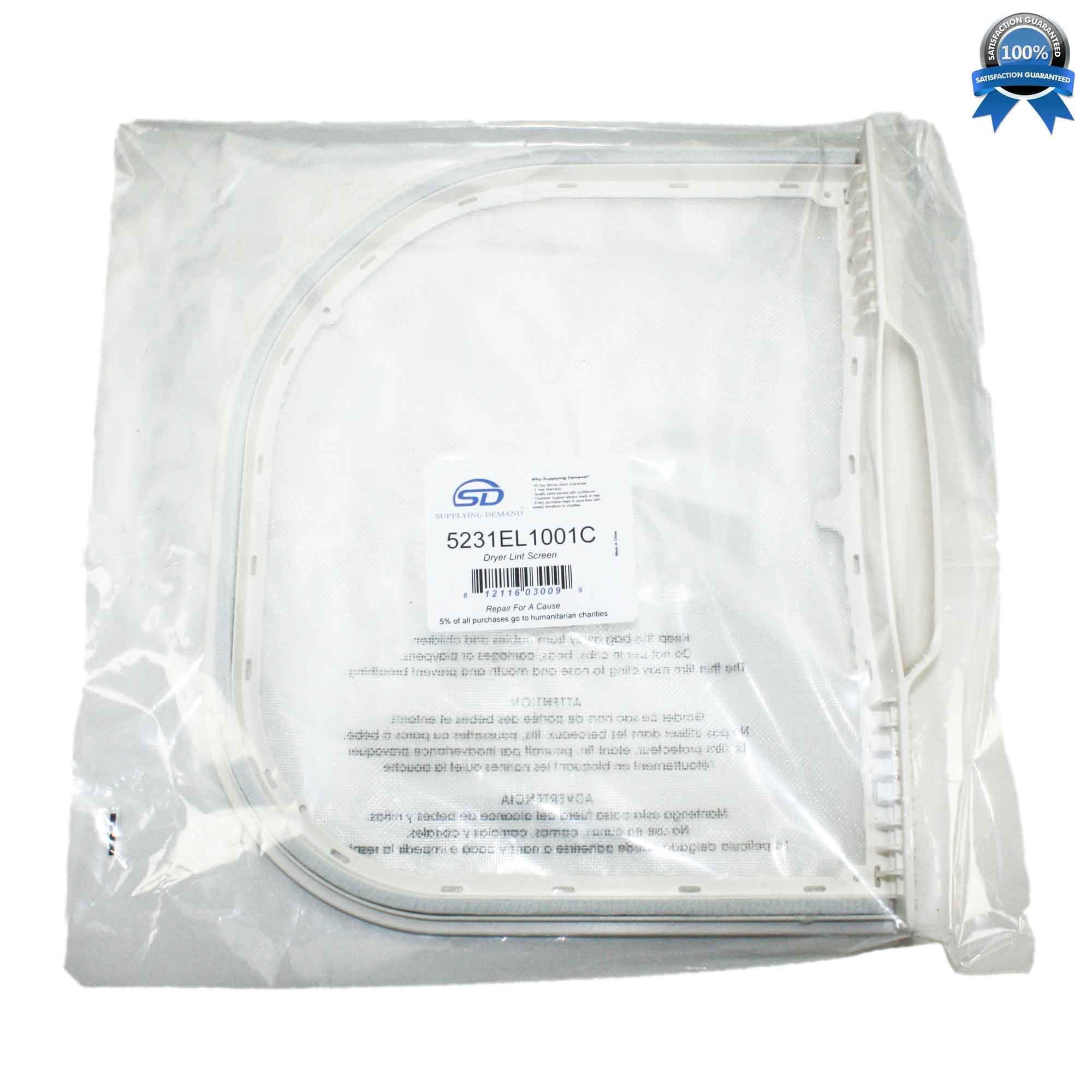 SD5231EL1001C 5231el1001c-ps3527575-dryer-lint-screen-filter view 11