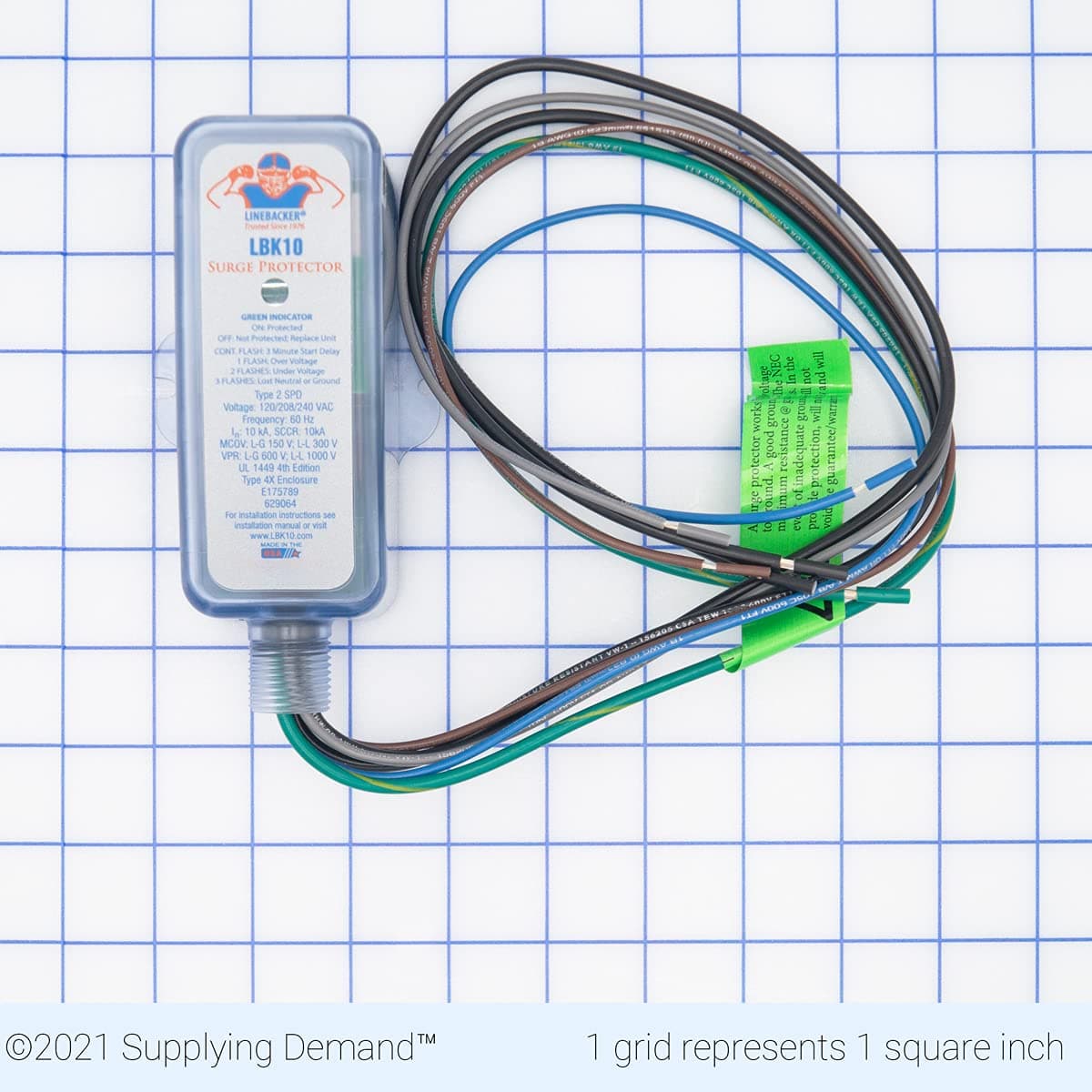 SDLBK10 lbk10-surge-protector-hvac-residential view 11
