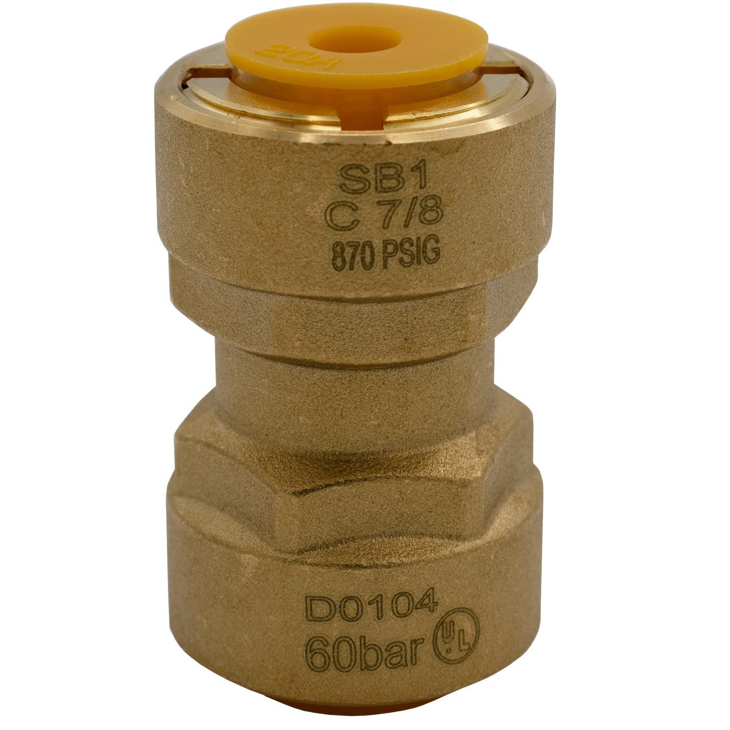 SDSBC78 sbc78-hvac-brass-coupler
