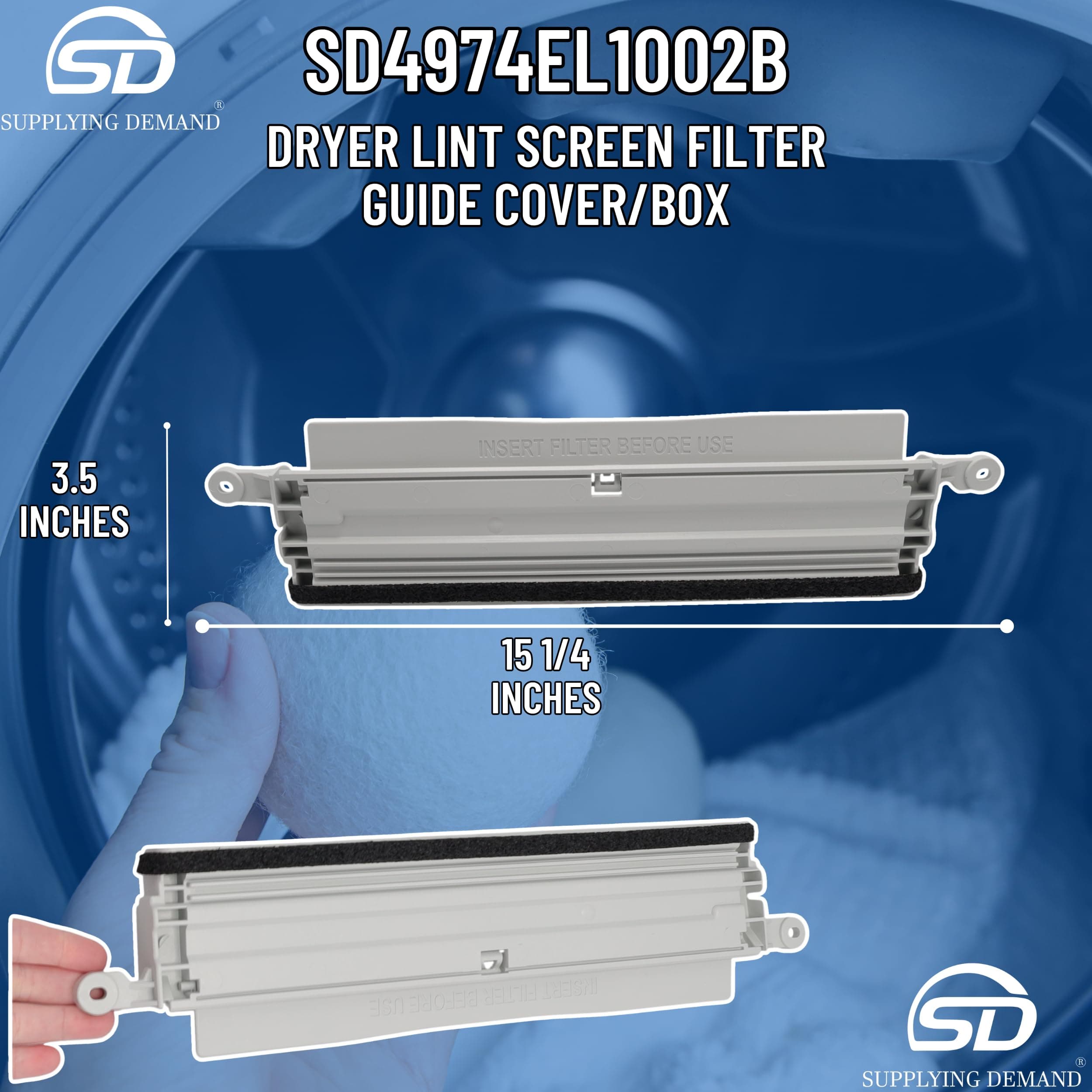 SD4974EL1002B 4974el1002b-2319524-dryer-lint-screen-filter-cover view 61