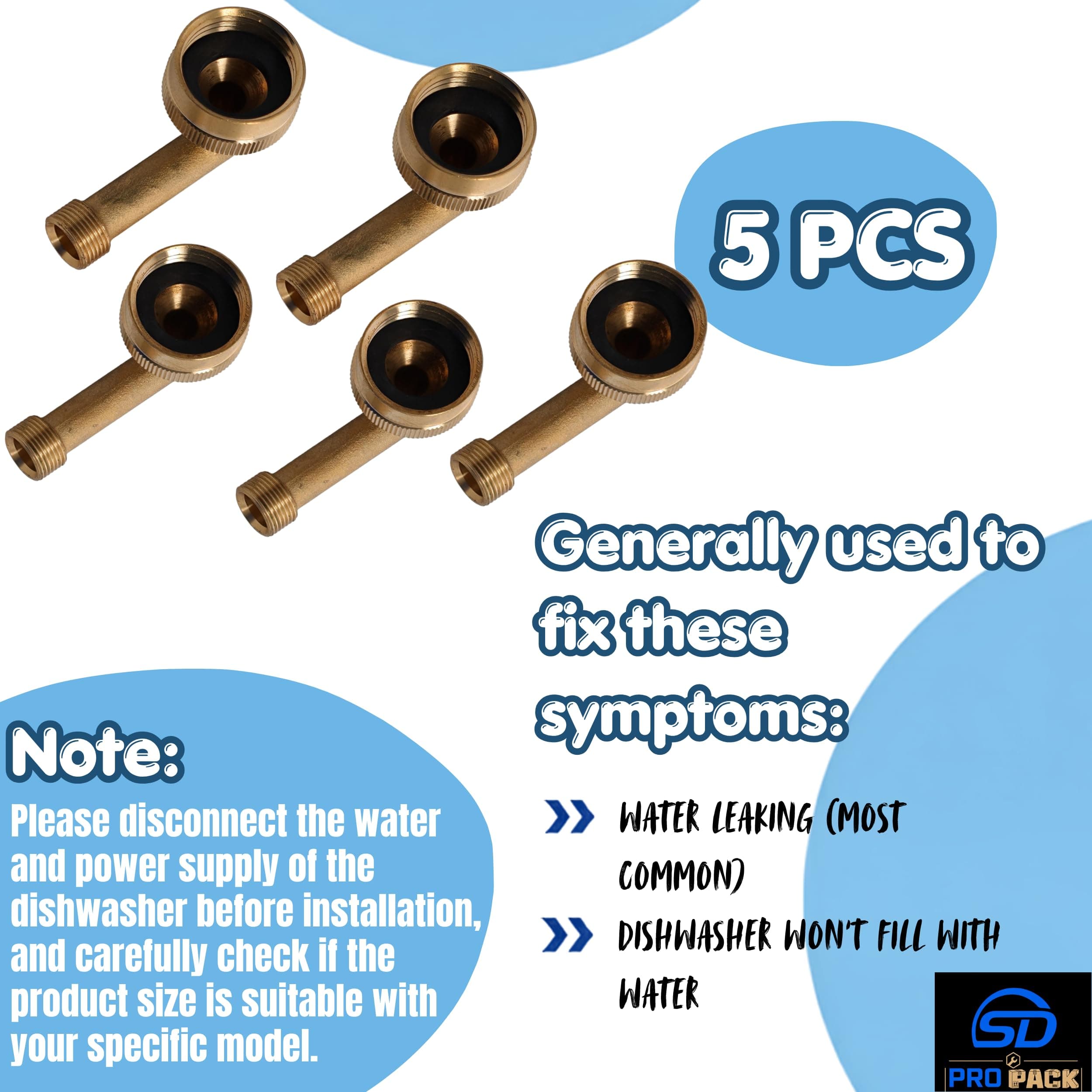 SD69-612DWX5 brass-dishwasher-elbow-90-degree-3-4-fht-x-3-8-compression-w10685193-5-pack view 11