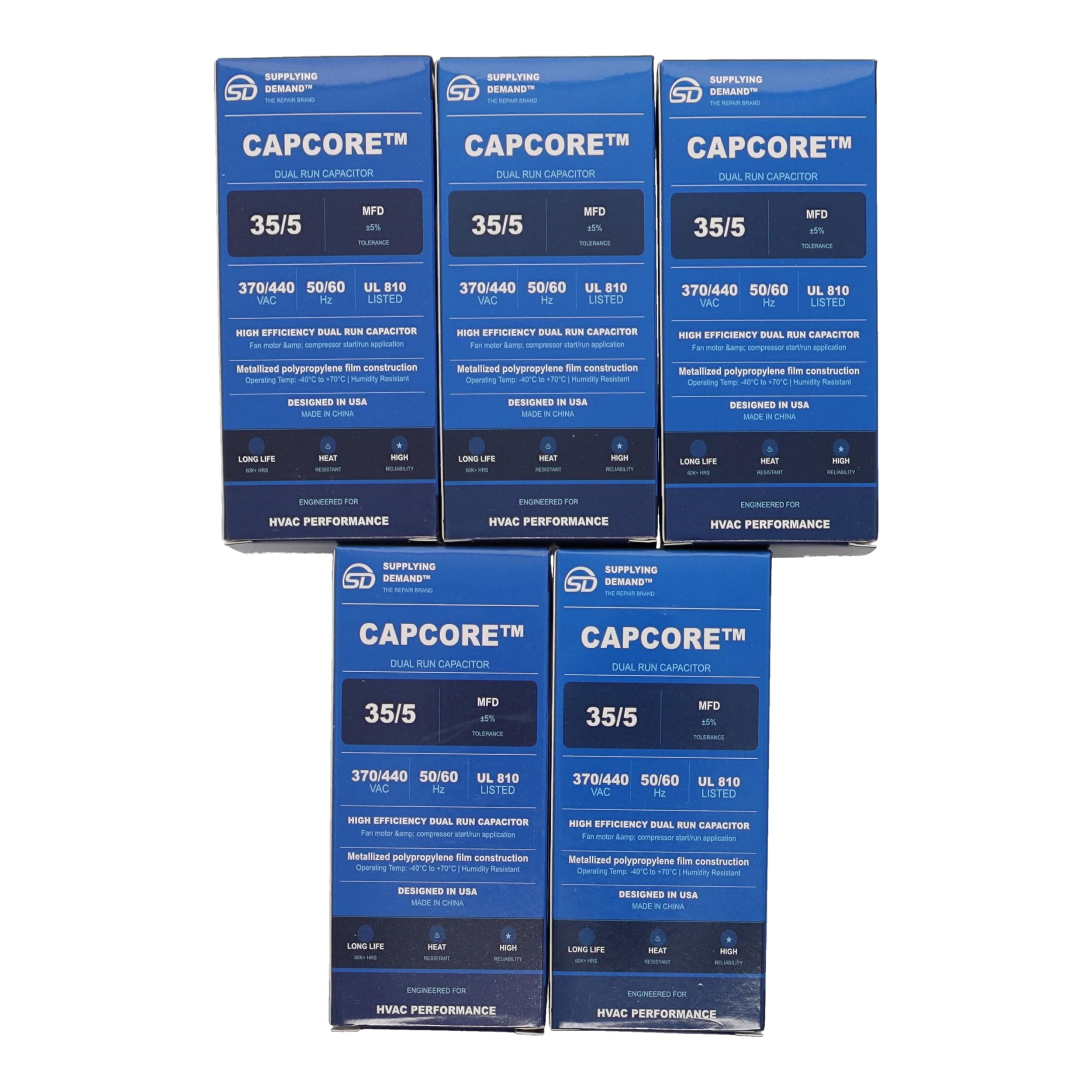 SDCBB65440V355UFX5 cbb65440v355ufx5-hvac-cbb65-440v-35/5uf-dual-run-capacitor-round-type-|-pro-pack-5-pack