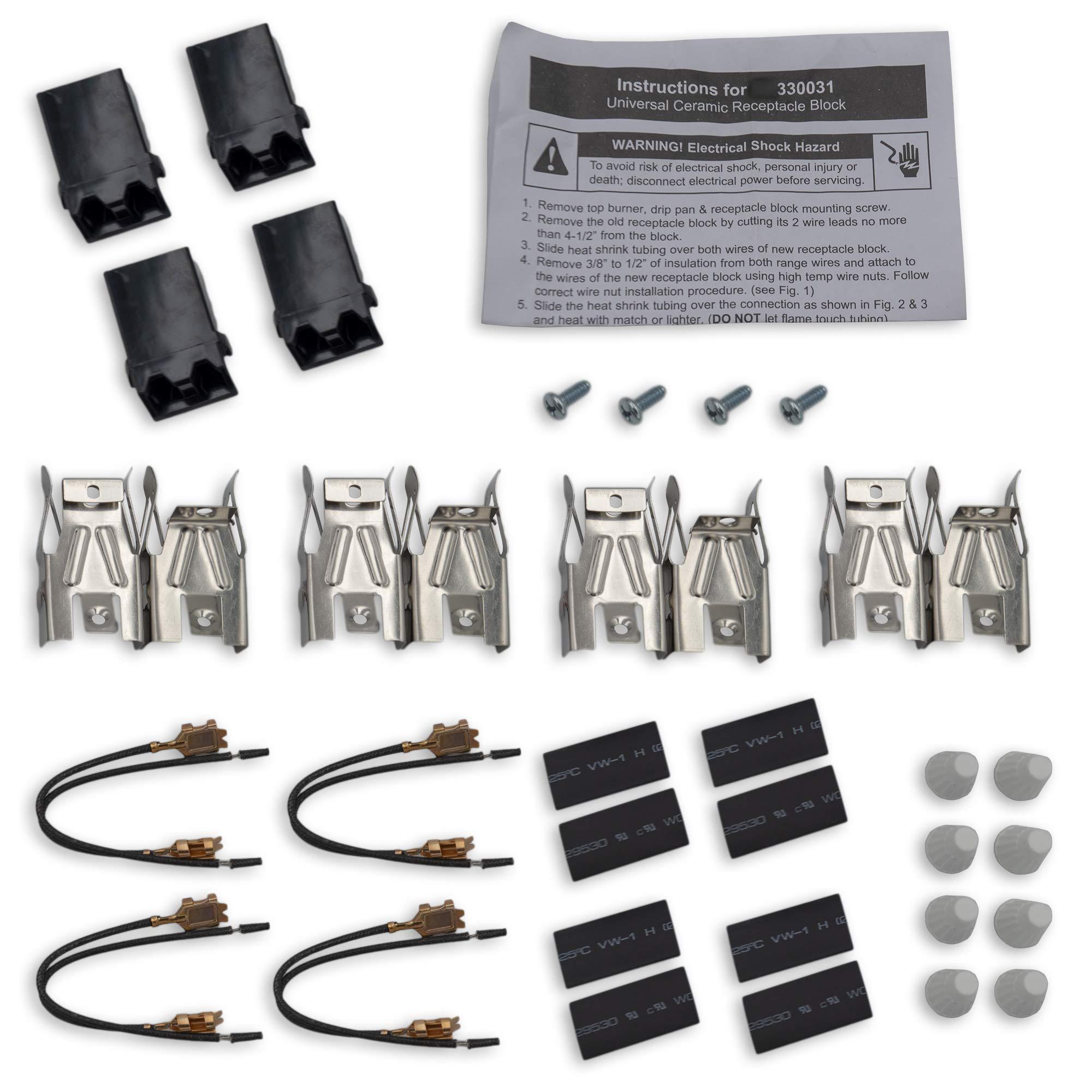 SD330031X4-FBA 330031x4-330031-range-top-burner-receptacle-kit