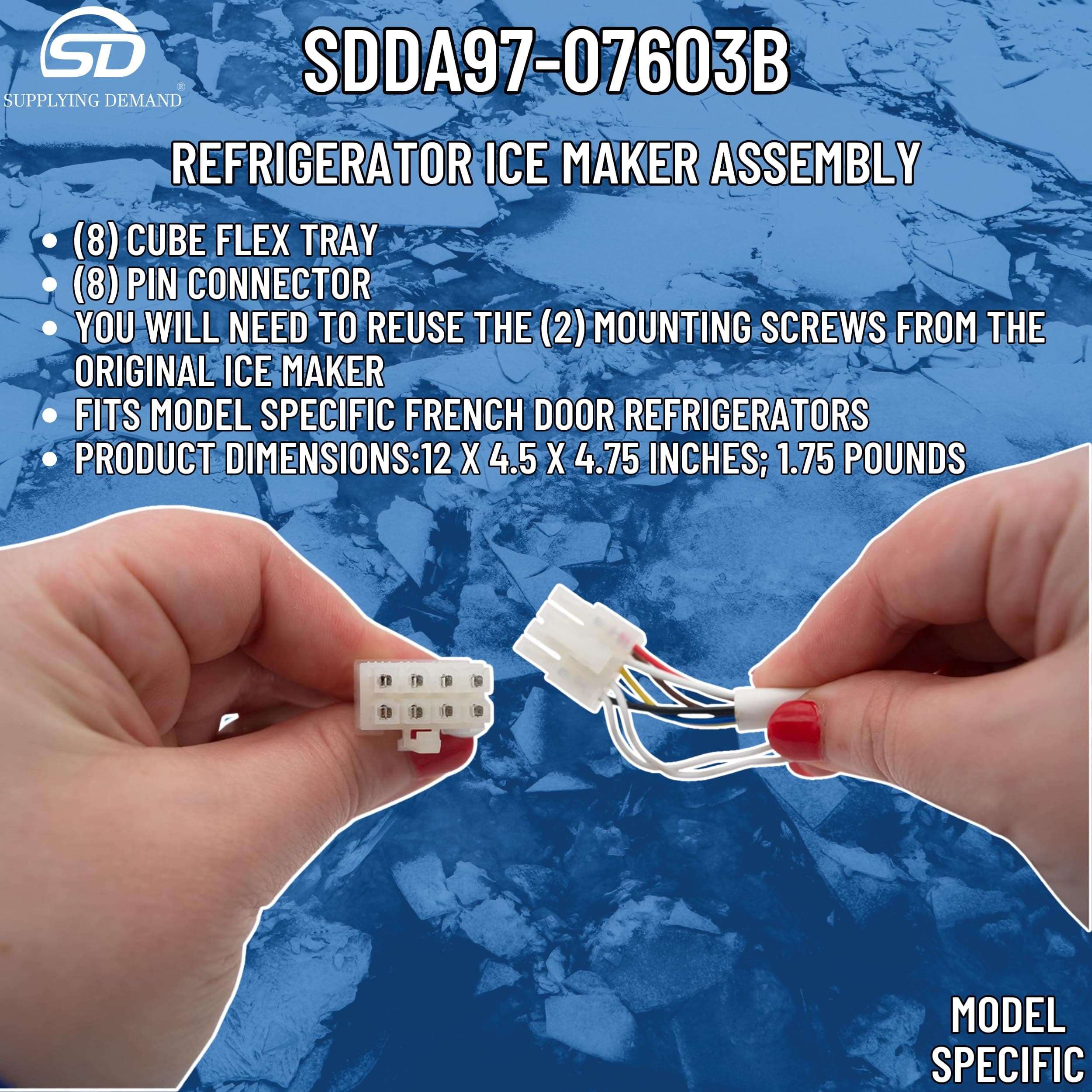 SDDA97-07603B da9707603b-da97-07603b-icemaker-assembly view 71