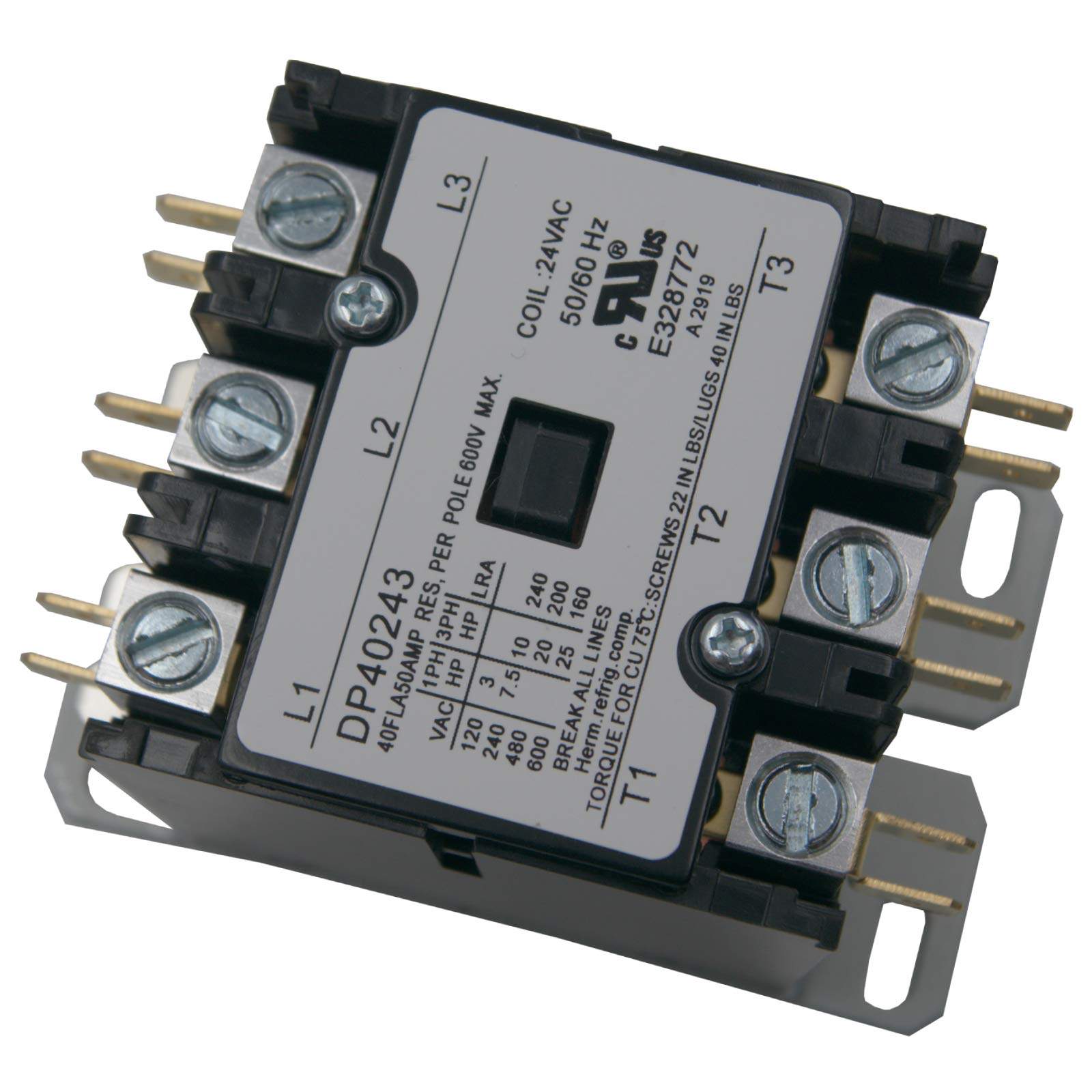 SD425070 425070-154-4-contactor-coil-40a-3pole-24v