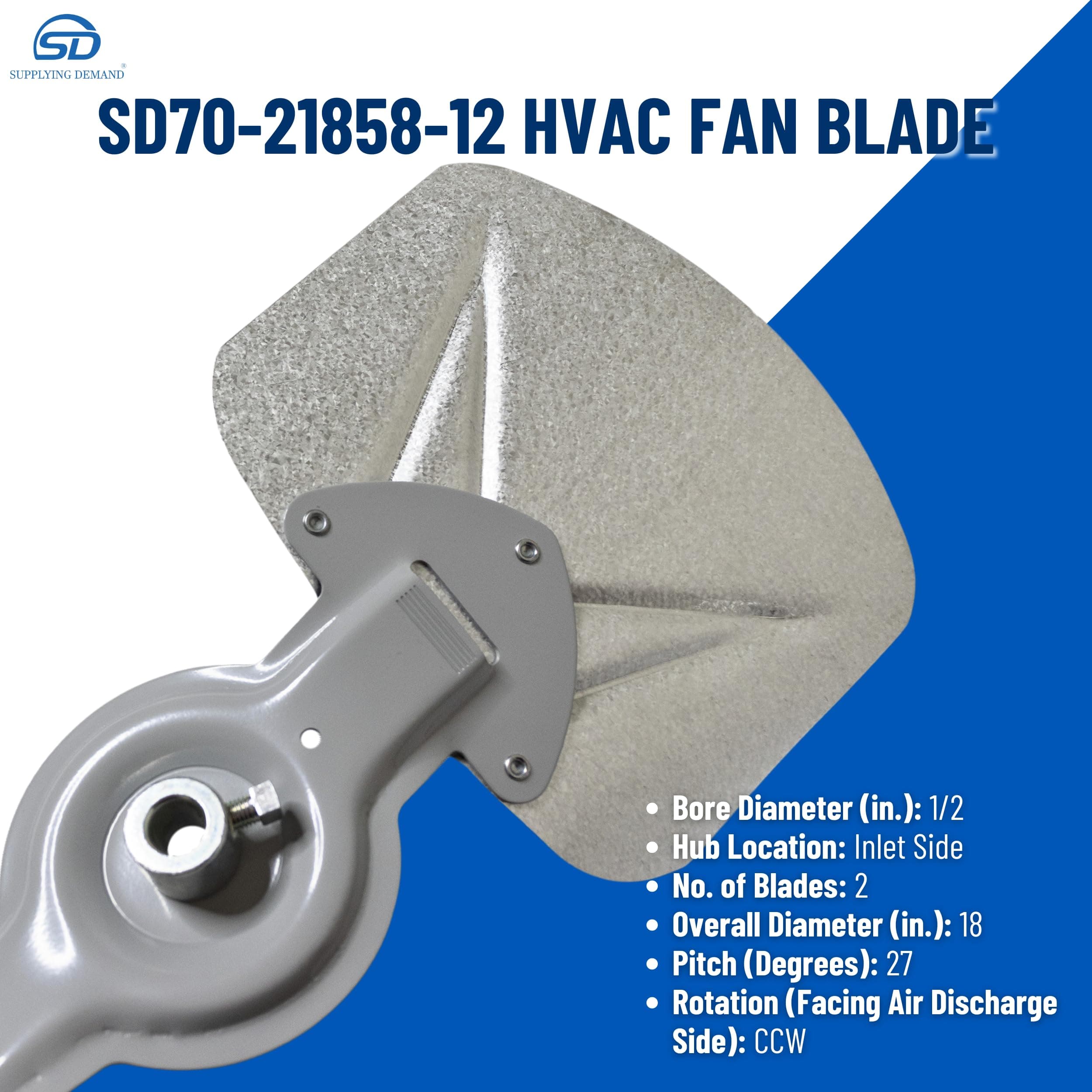 SD70-21858-12 70-21858-12-hvac-fan-blade view 21