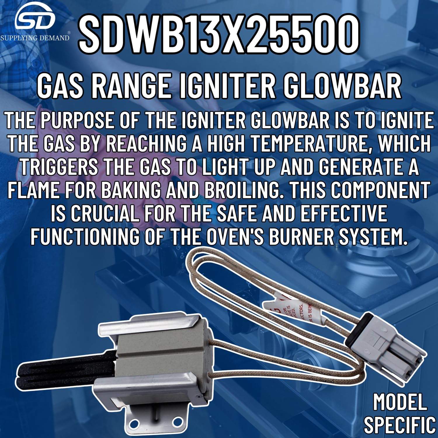 SDWB13X25500 wb13x25500-4369880-range-igniter-glowbar view 21