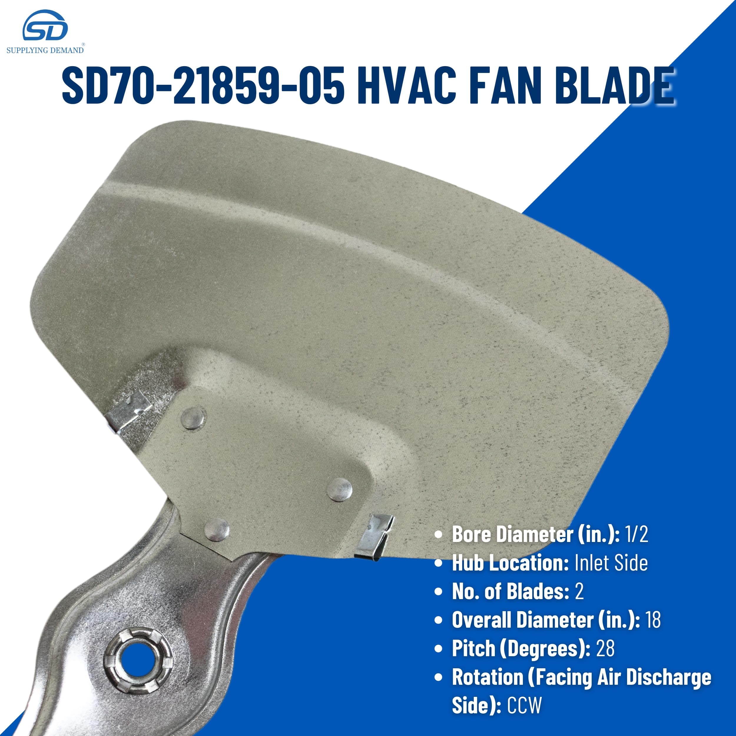 SD70-21859-05 70-21859-05-hvac-fan-blade view 21